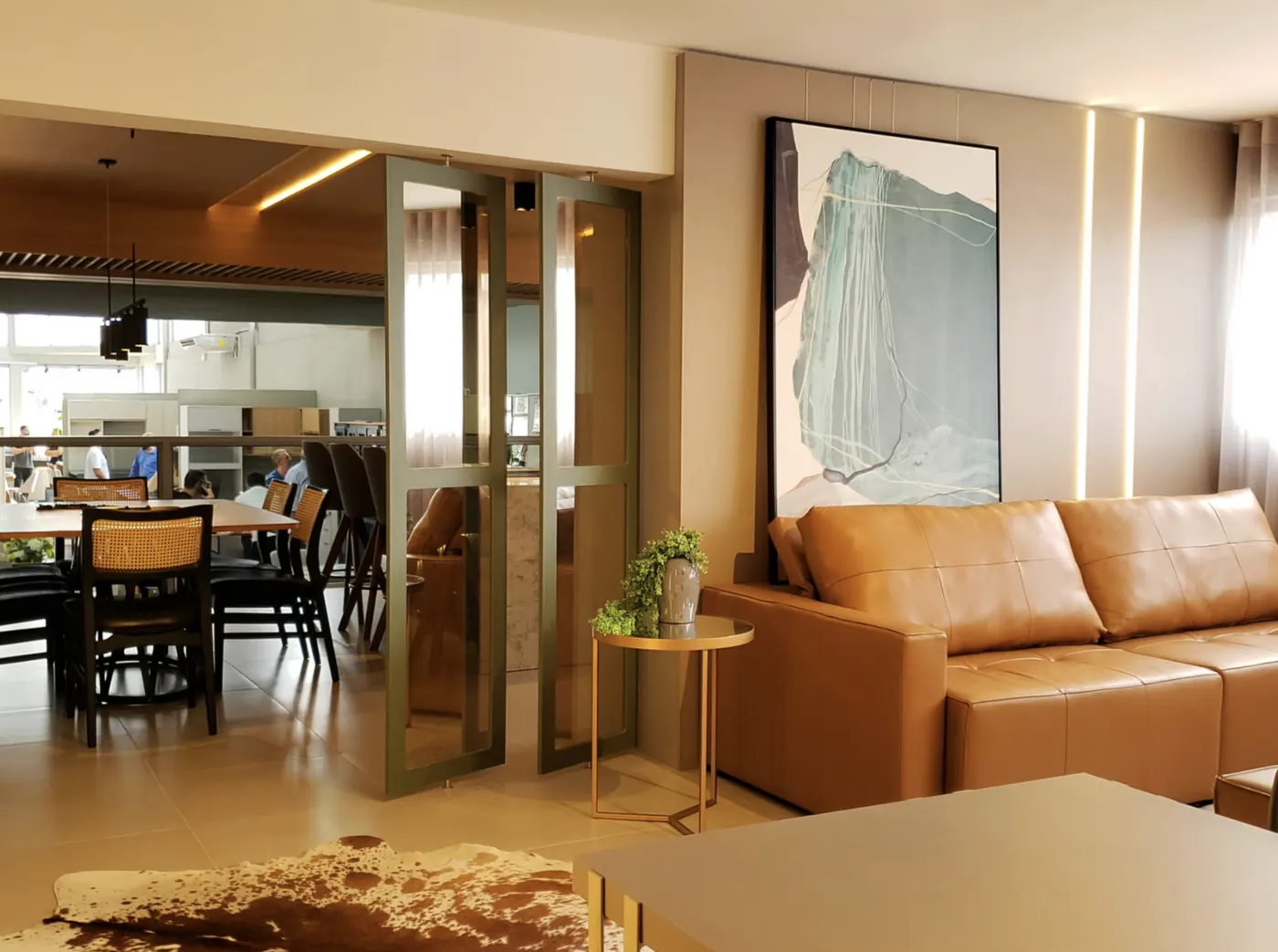 Ambiente planejado no showroom da Redlar São Leopoldo Centro 2